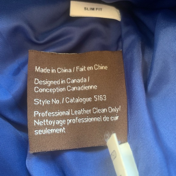 DANIER 100% Lambskin Leather Jacket Blazer-Size XS-Periwinkle Blue/Purple - Picture 5 of 5